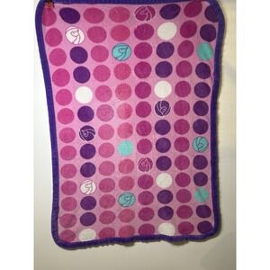 Baby Phat Pink ,Teal Cats Blanket Soft Fleece 28x40 htf Lovey